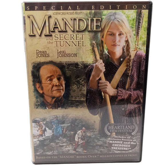 Mandie and the Secret Tunnel DVD Movie Family Adventure Mystery - Picture 1 of 7